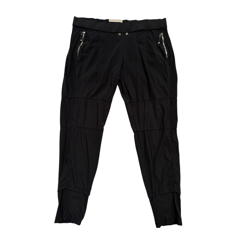 Raffaello Rossi Candy 7/8 Pants Womens 42 Black Excellent Technical Stretch